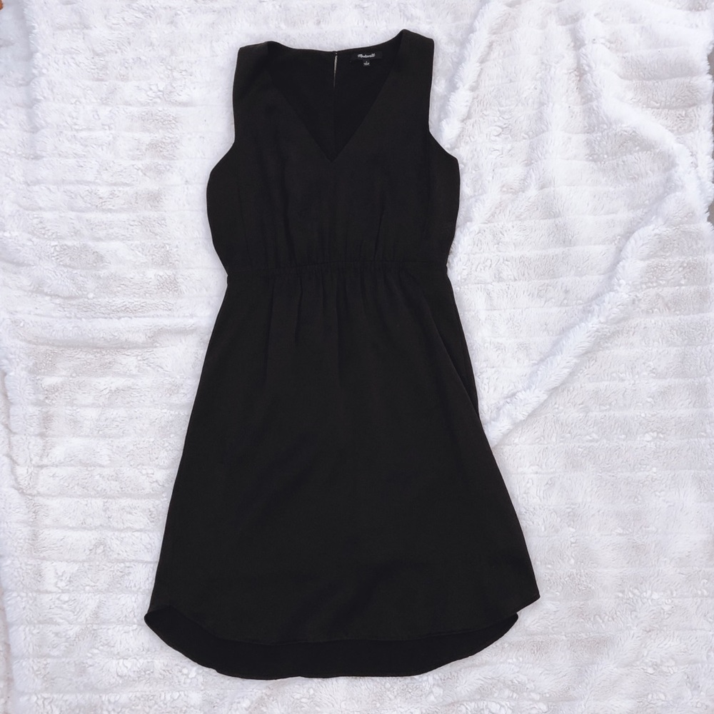 Madewell Hi-Lo Key Hole Back Dress